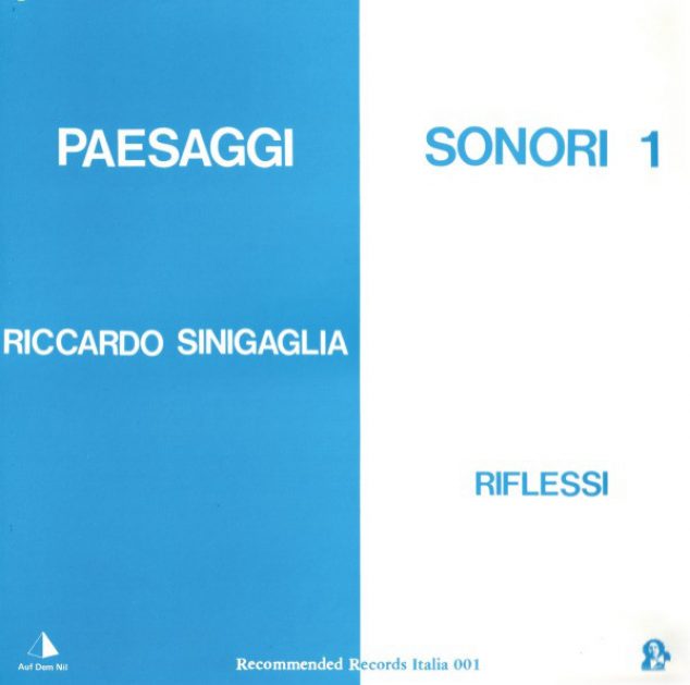 Riccardo Sinigaglia -Riflessi – ADN records